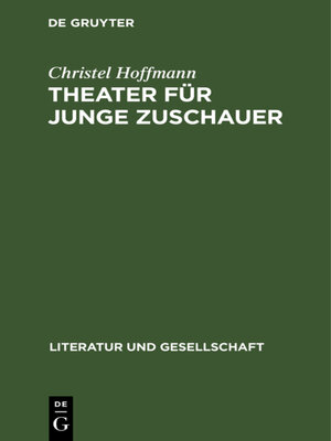 cover image of Theater für junge Zuschauer